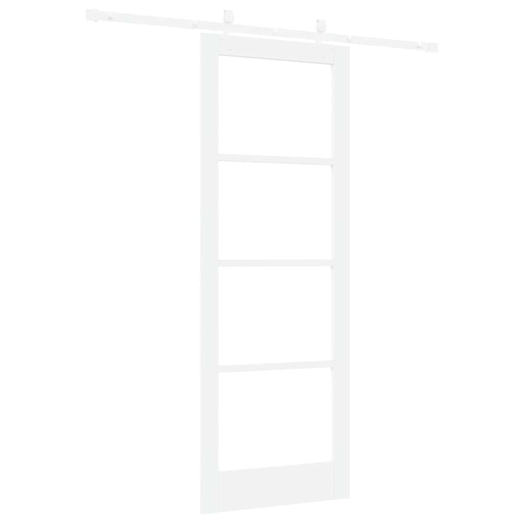 Porta Scorrevole Bianco 78 x 211 cm Legno e metallo