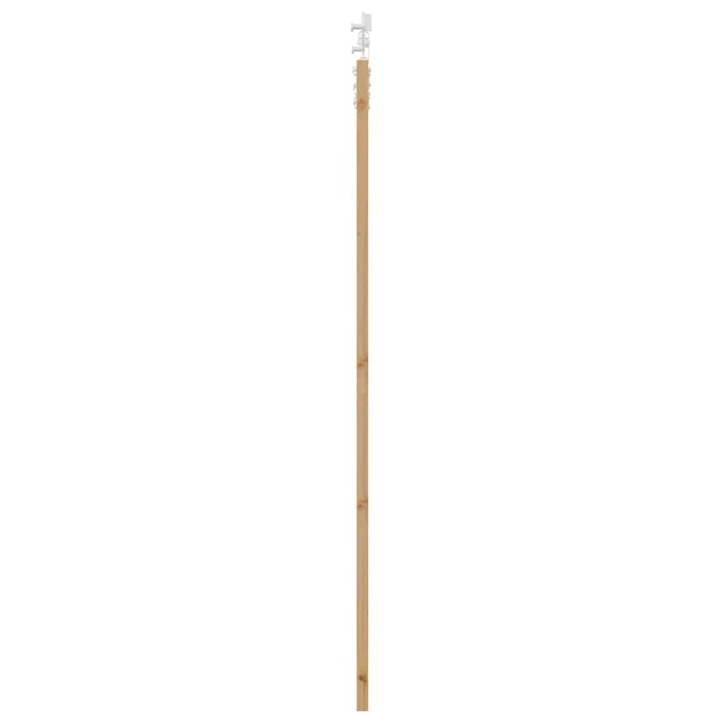 Porta Scorrevole Marrone 83 x 211 cm Legno e metallo