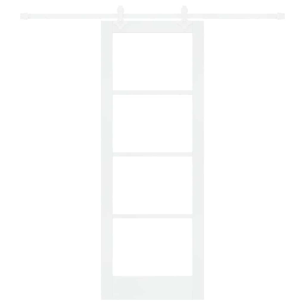 Porta Scorrevole Bianco 78 x 211 cm Legno e metallo