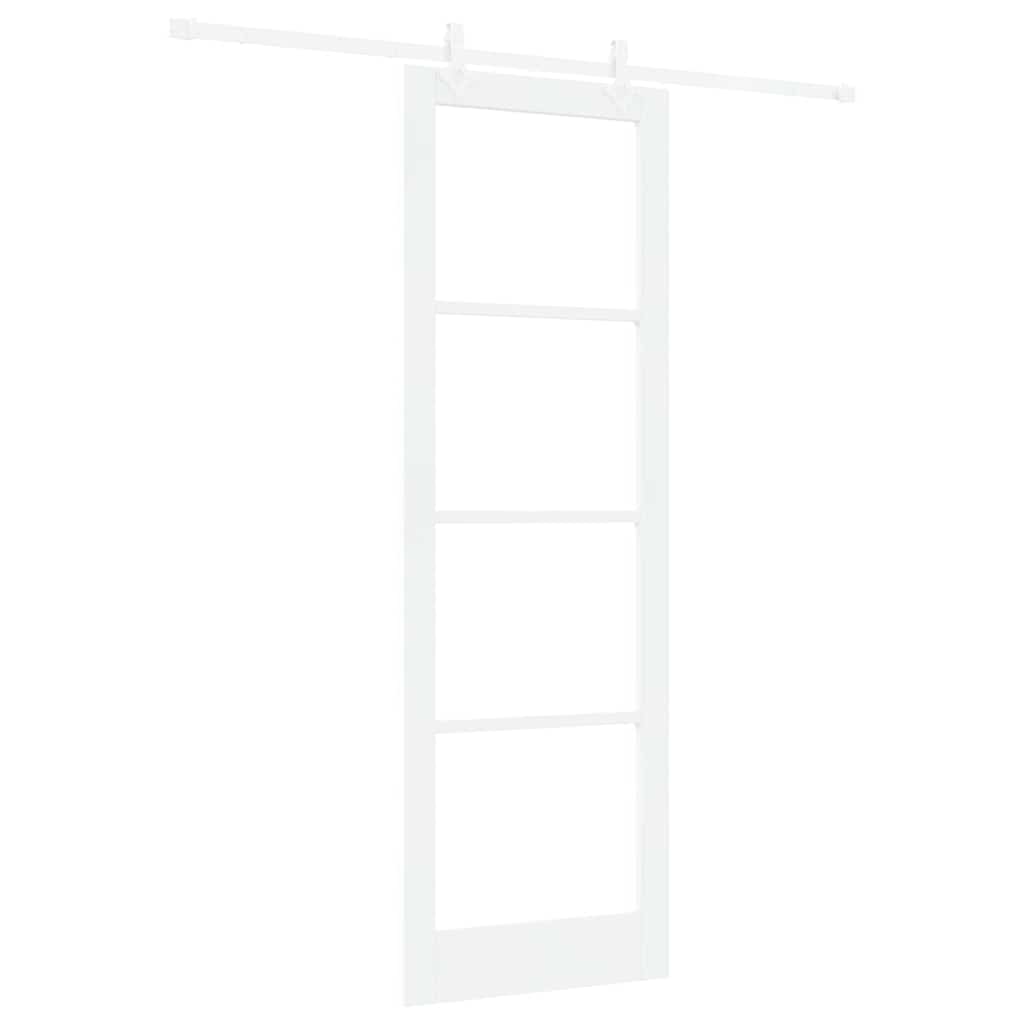 Porta Scorrevole Bianco 78 x 232 cm Legno e metallo