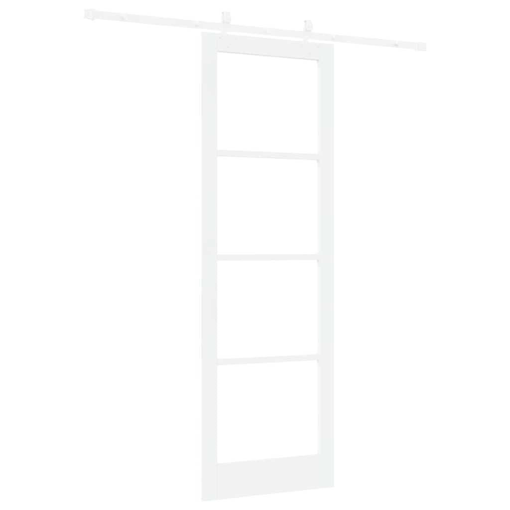 Porta Scorrevole Bianco 78 x 232 cm Legno e metallo