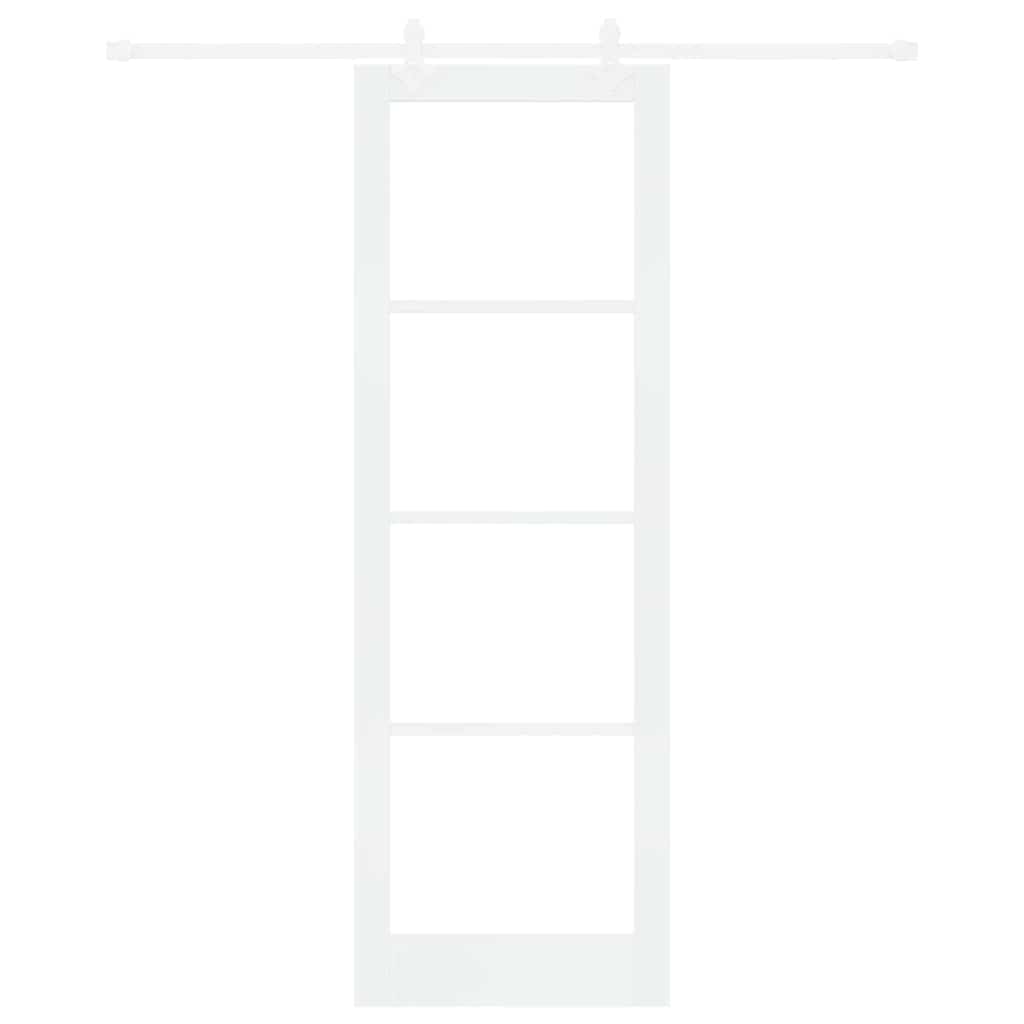 Porta Scorrevole Bianco 78 x 232 cm Legno e metallo