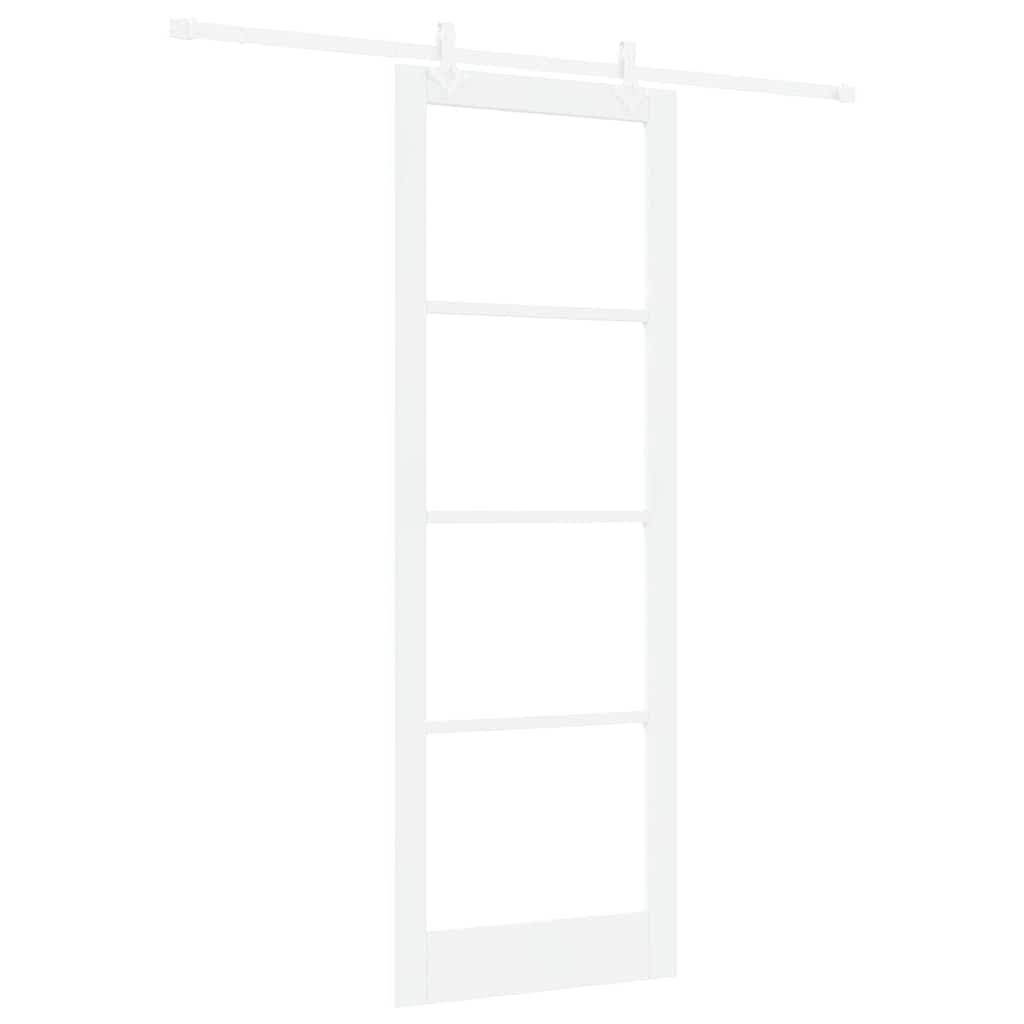 Porta Scorrevole Bianco 83 x 232 cm Legno e metallo