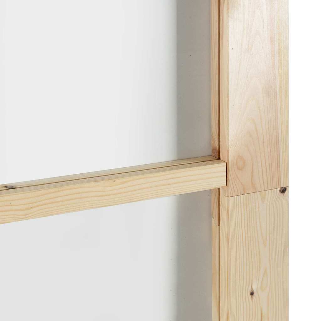 Porta Scorrevole Marrone 83 x 202 cm Legno e metallo