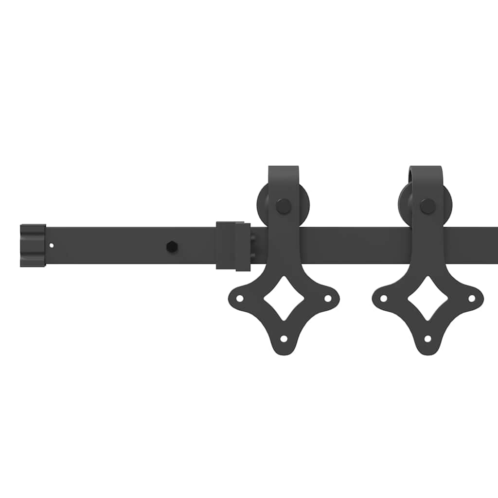 Porta Scorrevole Marrone 86 x 198.5 cm Legno e metallo