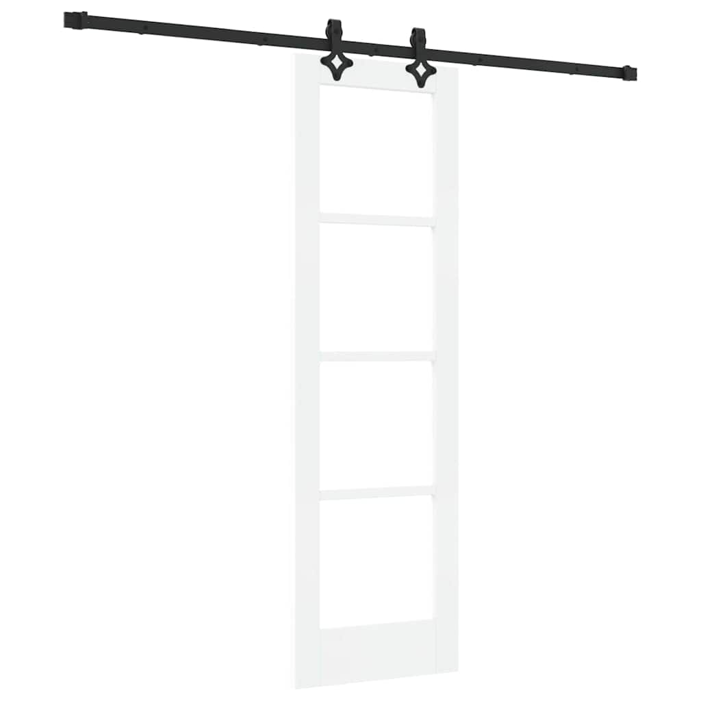 Porta Scorrevole Bianco 61 x 198.5 cm Legno e metallo