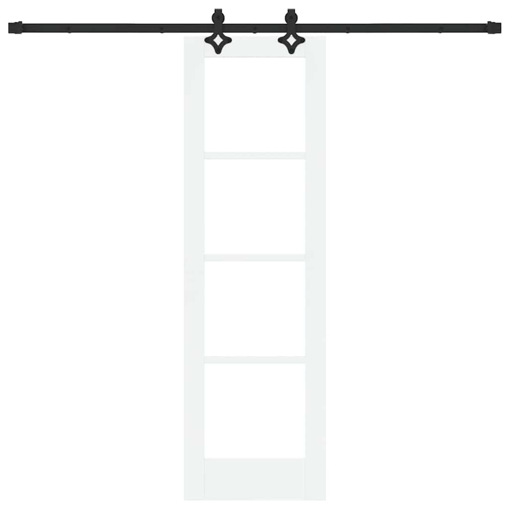 Porta Scorrevole Bianco 61 x 198.5 cm Legno e metallo