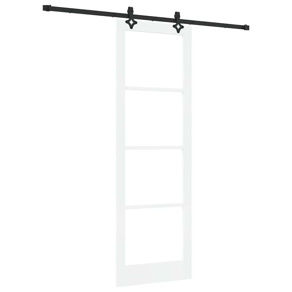 Porta Scorrevole Bianco 78 x 232 cm Legno e metallo