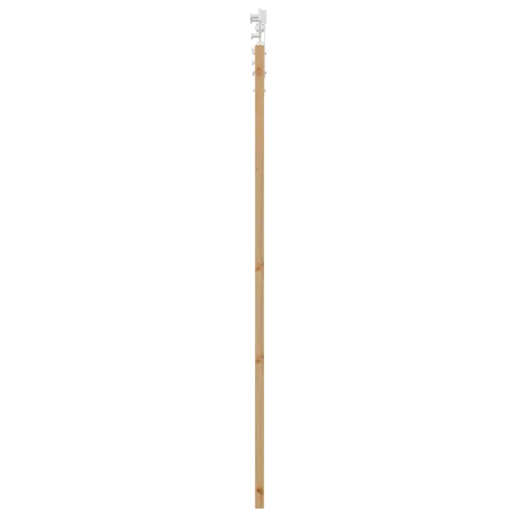 Porta Scorrevole Marrone 73.5 x 198.5 cm Legno e metallo
