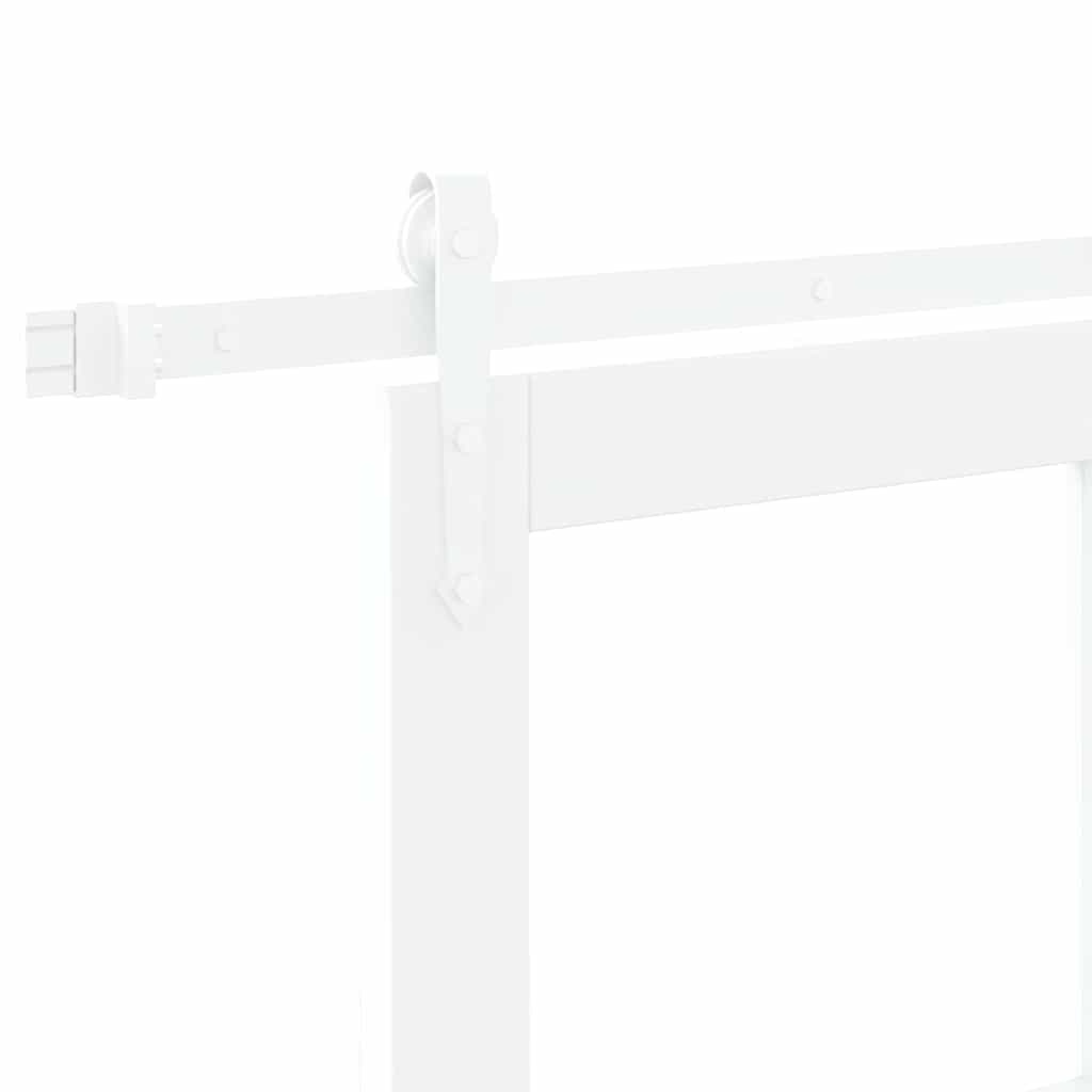 Porta Scorrevole Bianco 78 x 202 cm Legno e metallo