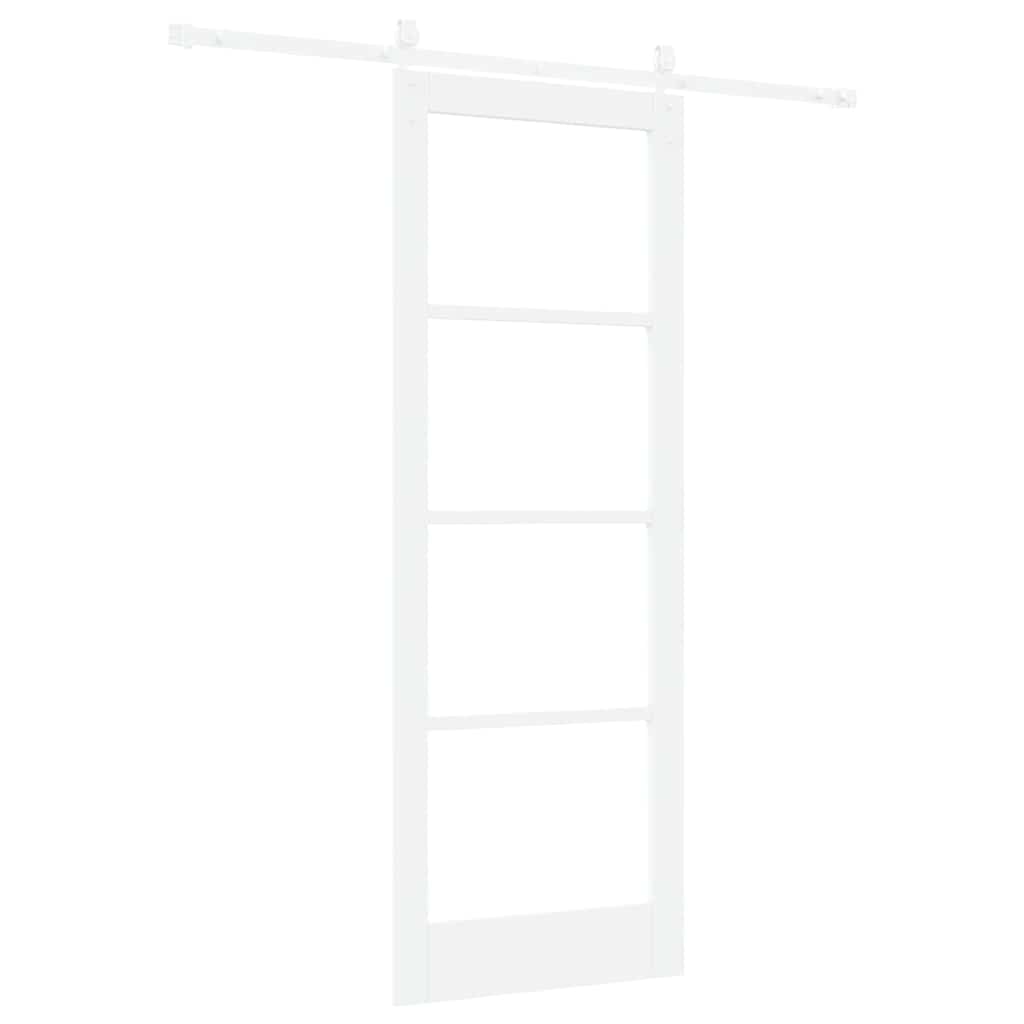 Porta Scorrevole Bianco 78 x 211 cm Legno e metallo