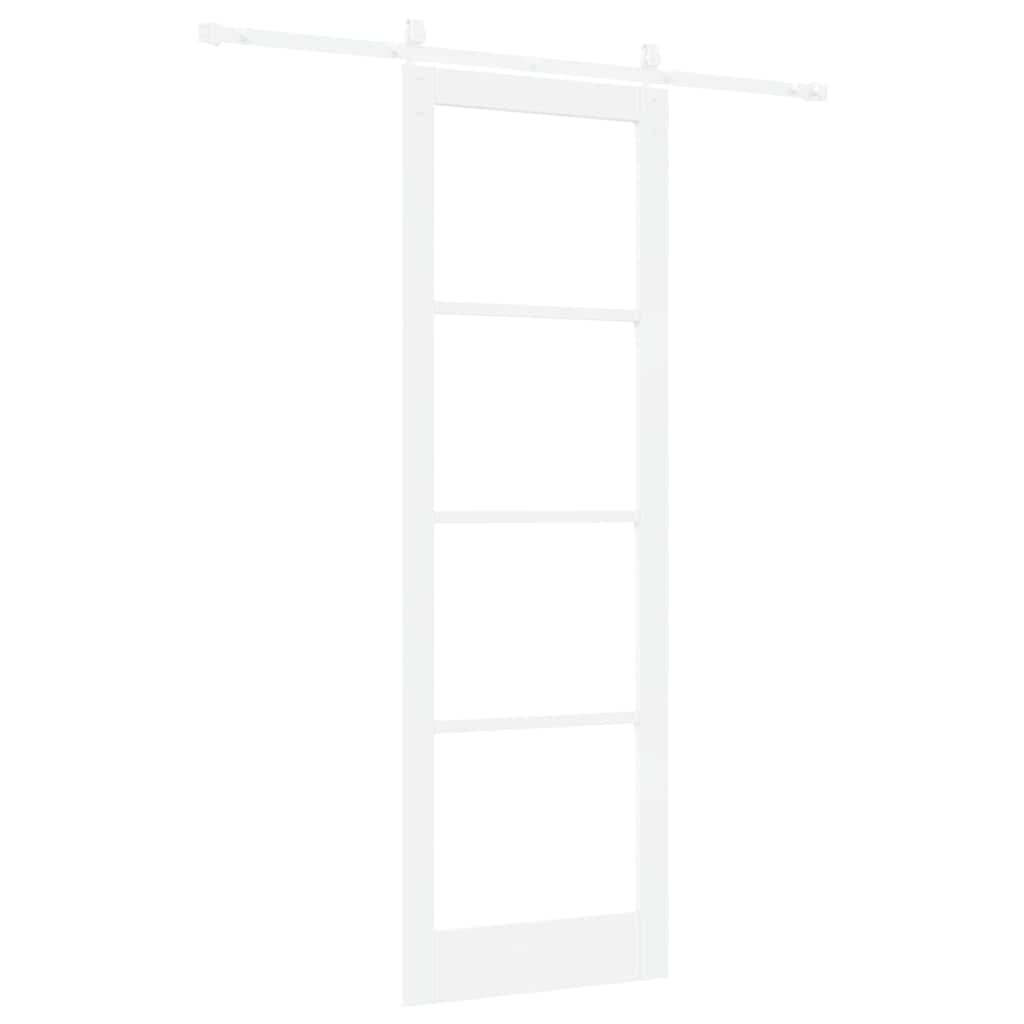 Porta Scorrevole Bianco 78 x 232 cm Legno e metallo
