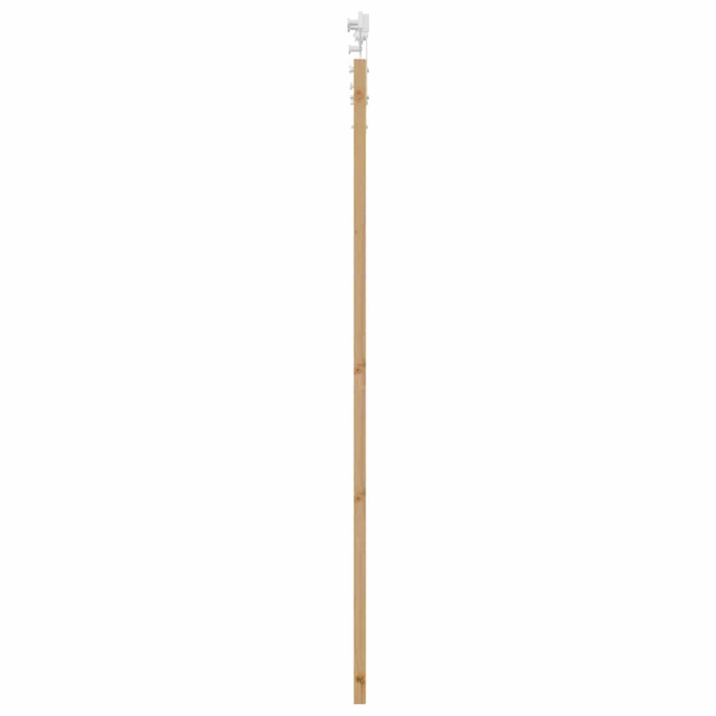 Porta Scorrevole Marrone 86 x 198.5 cm Legno e metallo
