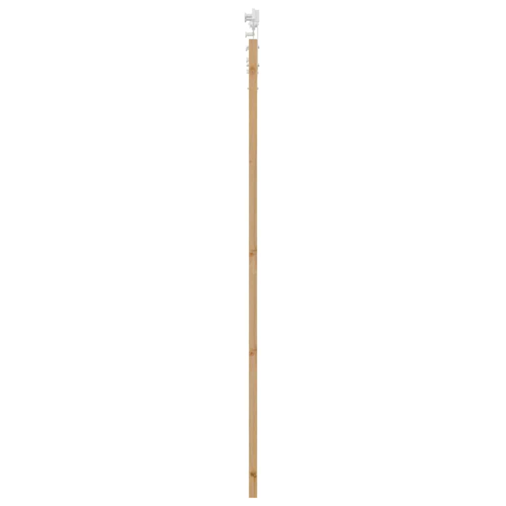 Porta Scorrevole Marrone 93 x 211 cm Legno e metallo