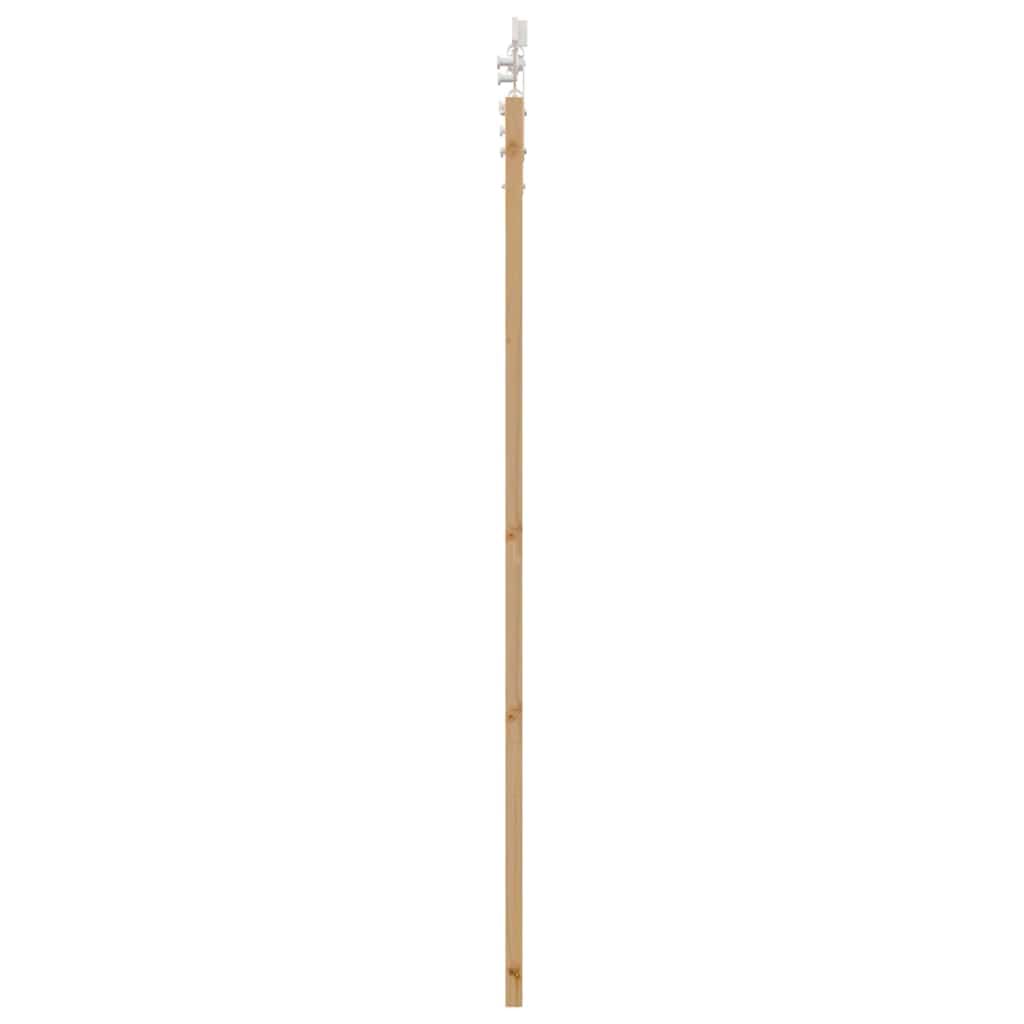Porta Scorrevole Marrone 73.5 x 198.5 cm Legno e metallo