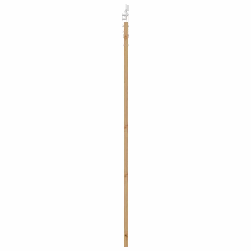 Porta Scorrevole Marrone 83 x 211 cm Legno e metallo
