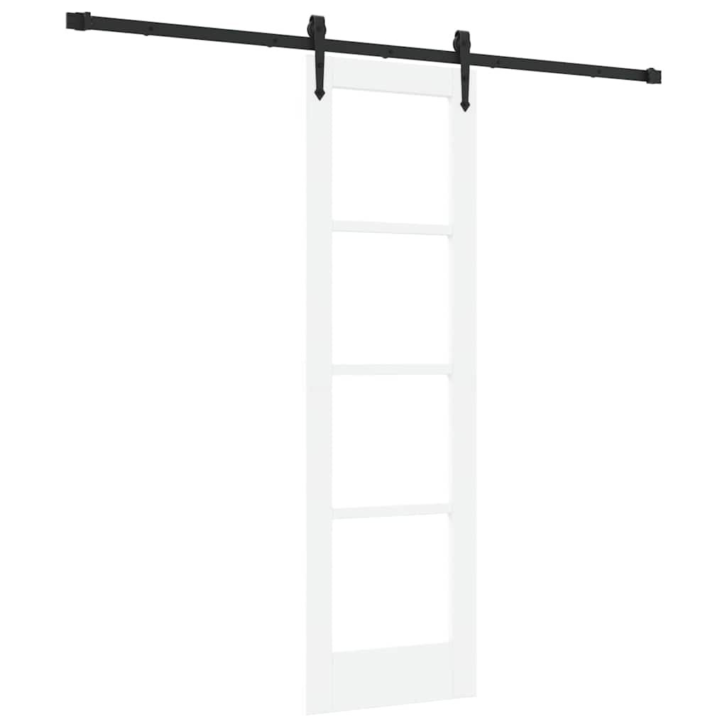 Porta Scorrevole ORKDAL Bianco 61 x 198.5 cm Legno e metallo