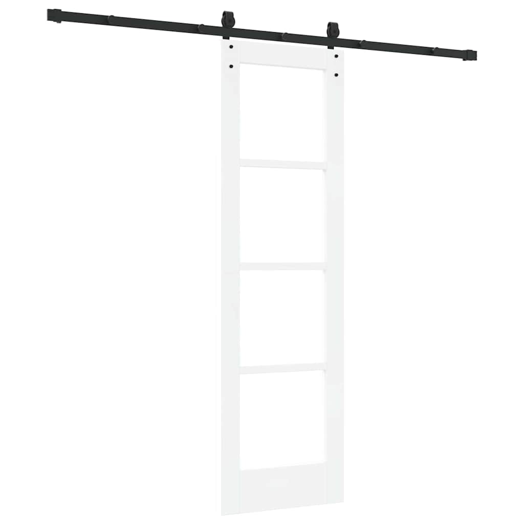 Porta Scorrevole ORKDAL Bianco 61 x 198.5 cm Legno e metallo