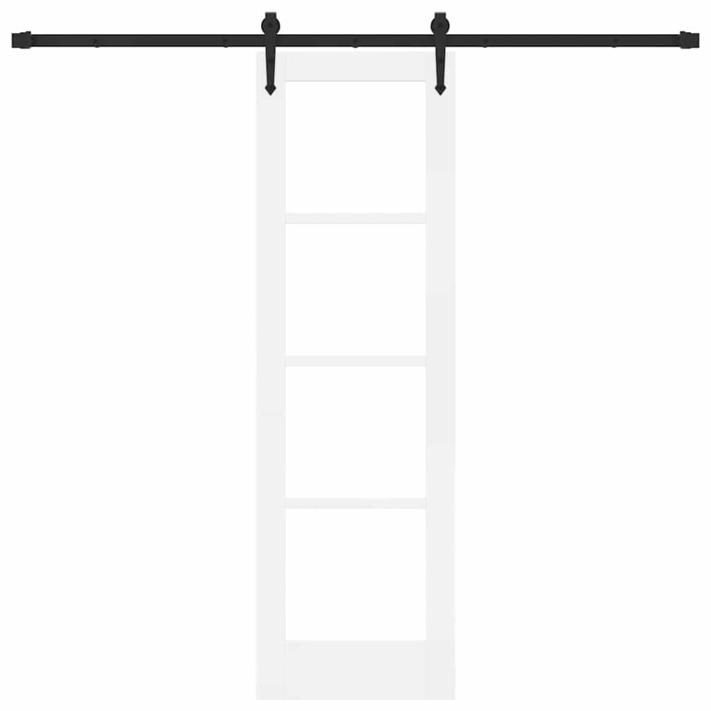 Porta Scorrevole ORKDAL Bianco 61 x 198.5 cm Legno e metallo