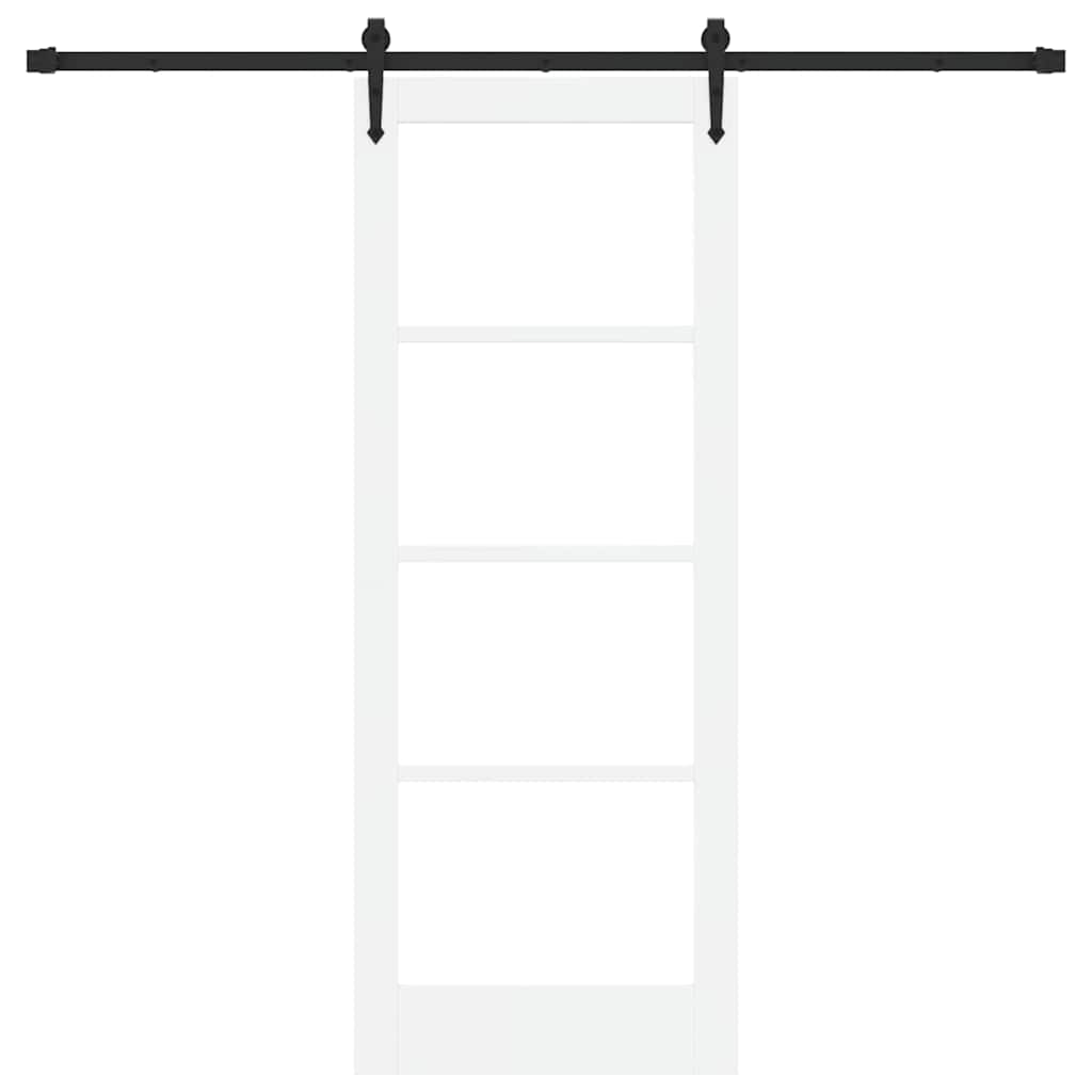 Porta Scorrevole ORKDAL Bianco 78 x 202 cm Legno e metallo