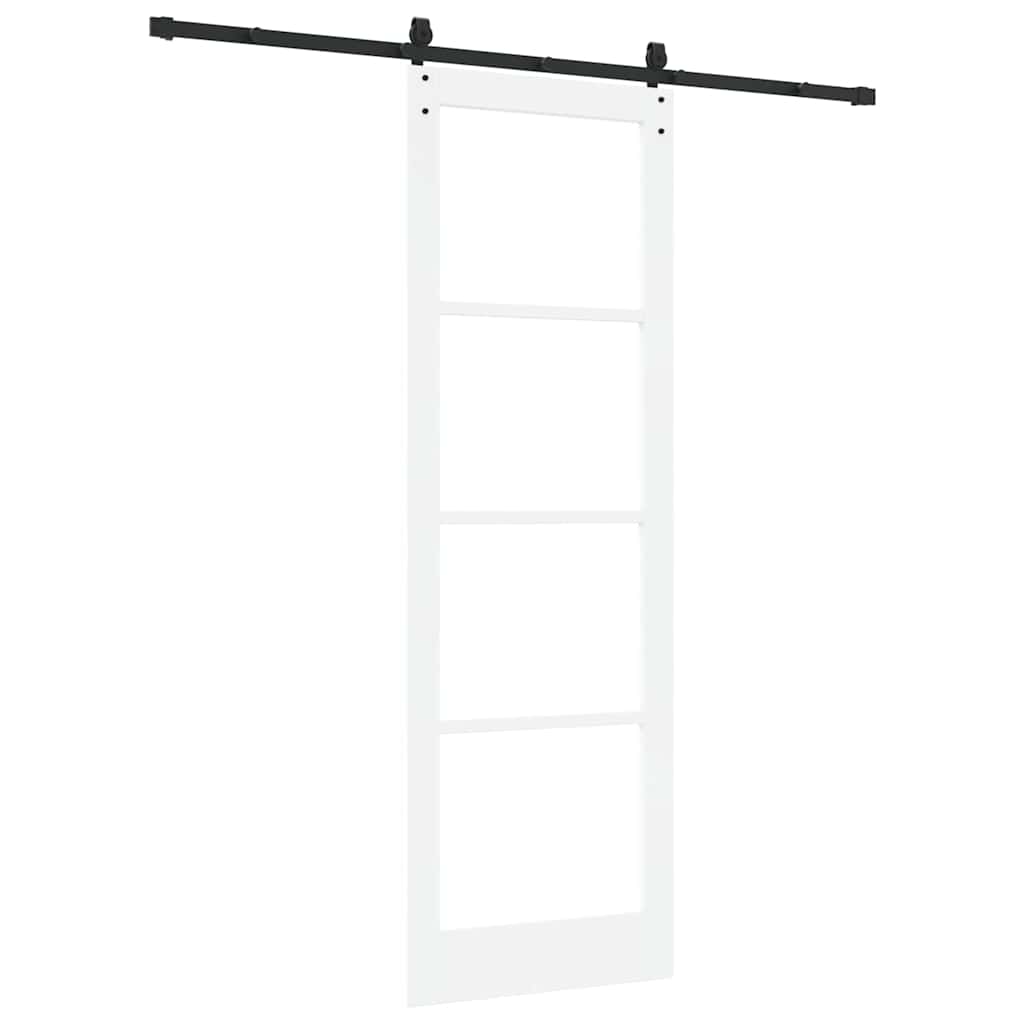Porta Scorrevole ORKDAL Bianco 78 x 232 cm Legno e metallo