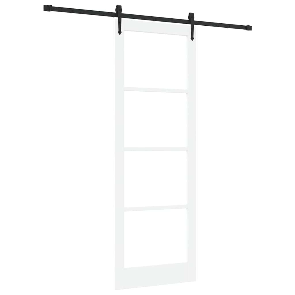 Porta Scorrevole ORKDAL Bianco 83 x 232 cm Legno e metallo
