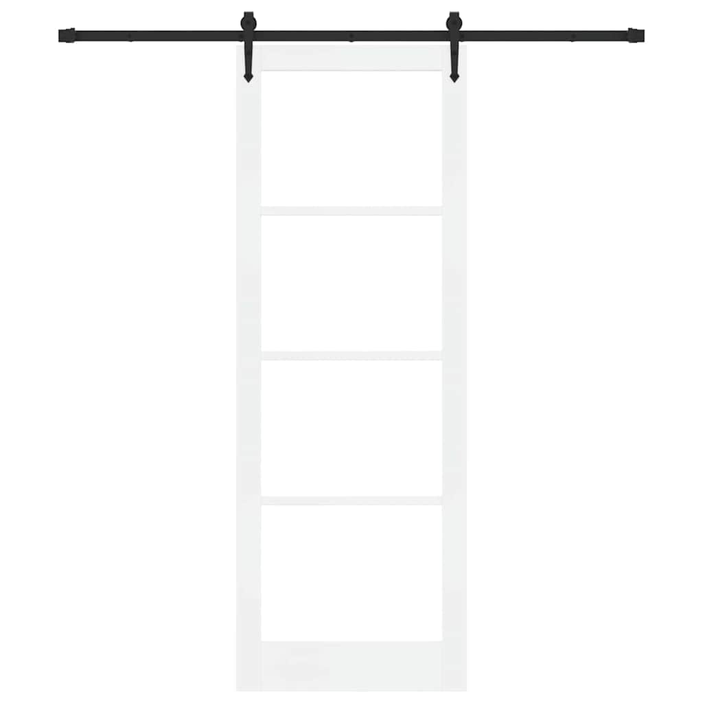 Porta Scorrevole ORKDAL Bianco 83 x 232 cm Legno e metallo