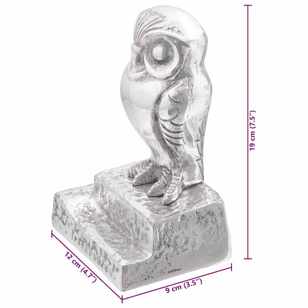Fermalibri 2 pcs Argento 12 x 9 x 19 cm Alluminio | homemem39