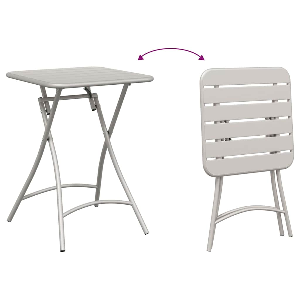 Set bistrot 3 pcs Beige Acciaio - homemem39