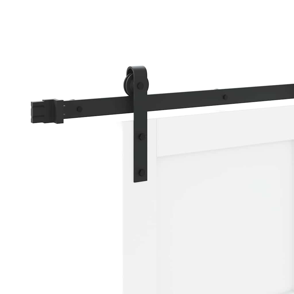 Porta scorrevole Bianco e nero 83 x 211 cm