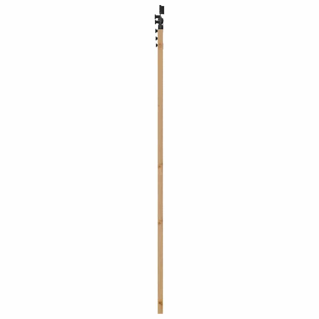 Set di Porte Scorrevoli Naturale e nero 61 x 198.5 cm