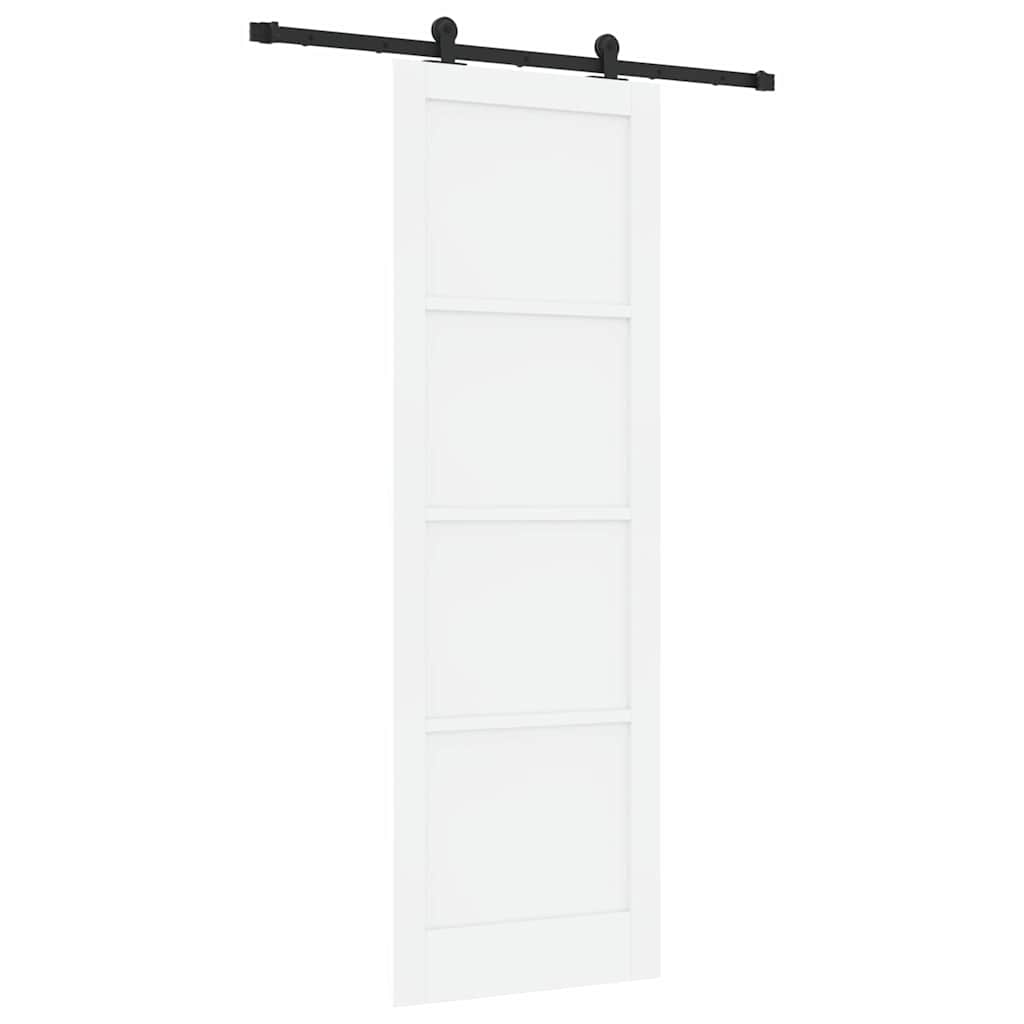 Porta Scorrevole ORKDAL Bianco e nero 78 x 232 cm