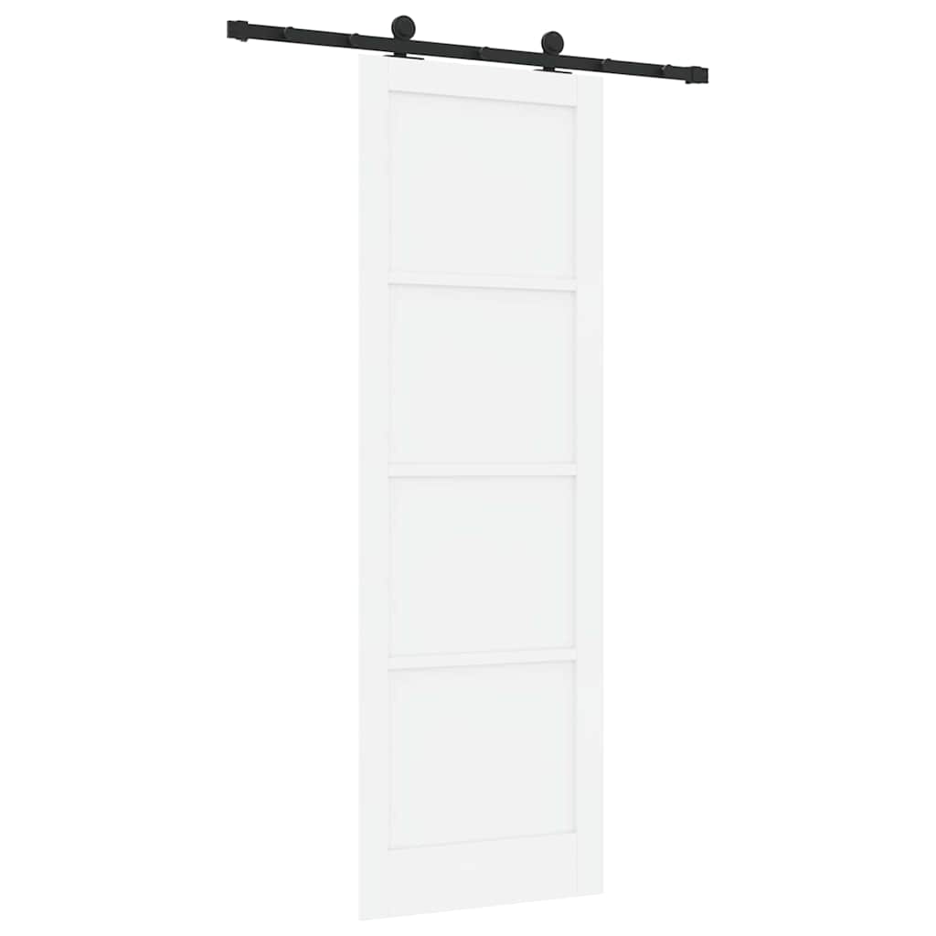 Porta Scorrevole ORKDAL Bianco e nero 78 x 232 cm