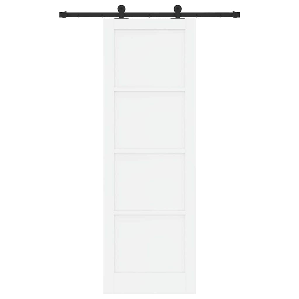 Porta Scorrevole ORKDAL Bianco e nero 78 x 232 cm