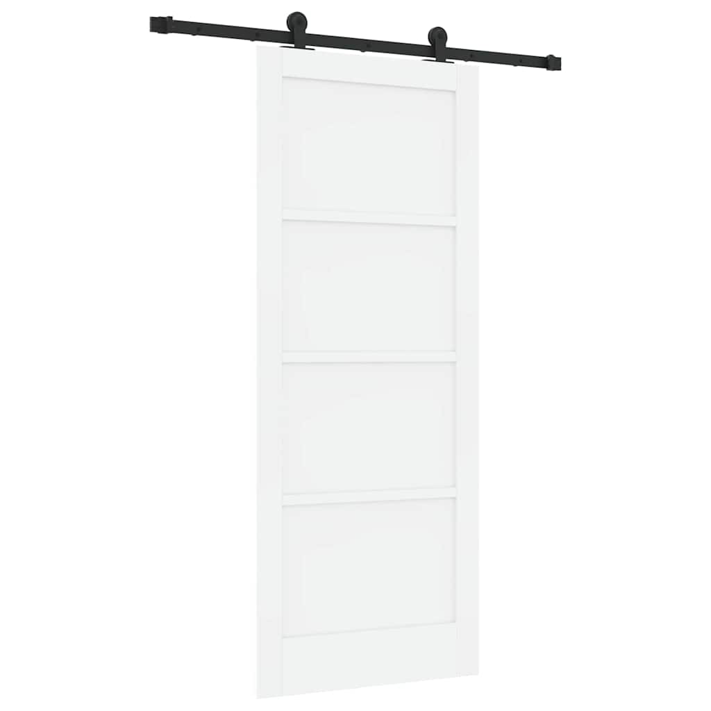 Porta Scorrevole ORKDAL Bianco e nero 83 x 202 cm