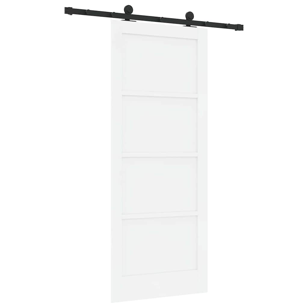 Porta Scorrevole ORKDAL Bianco e nero 83 x 202 cm
