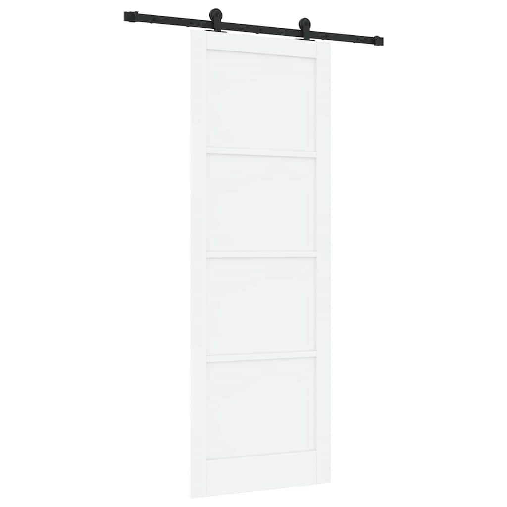 Porta Scorrevole ORKDAL Bianco e nero 83 x 232 cm