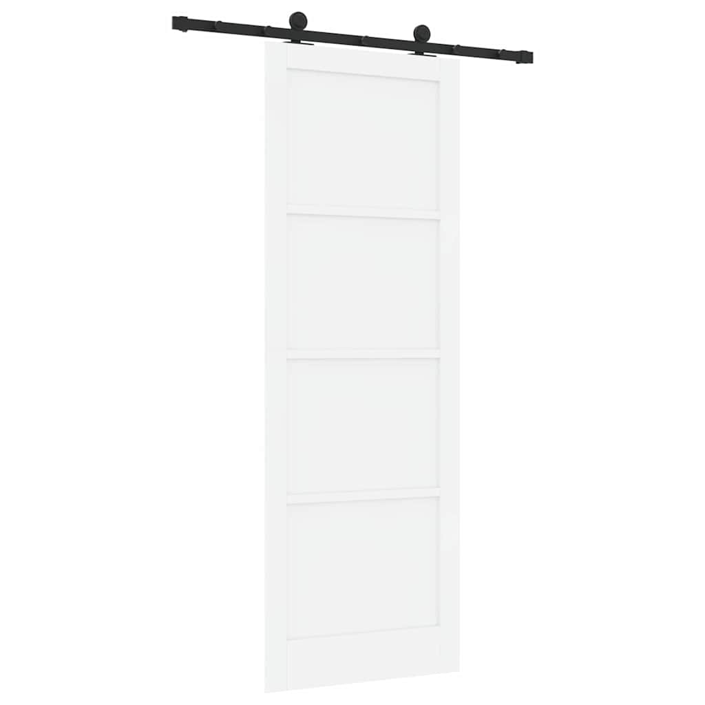 Porta Scorrevole ORKDAL Bianco e nero 83 x 232 cm