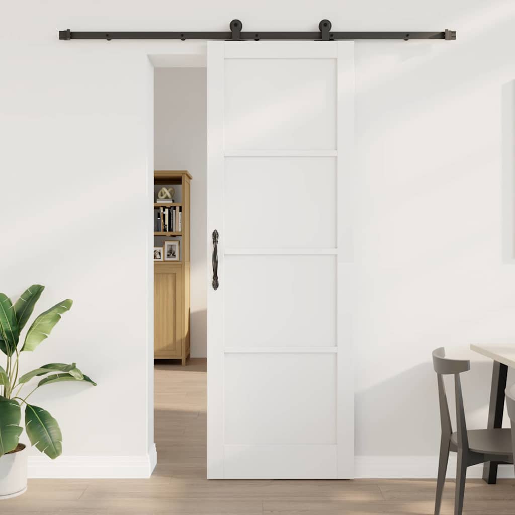 Porta Scorrevole ORKDAL Bianco e nero 78 x 232 cm