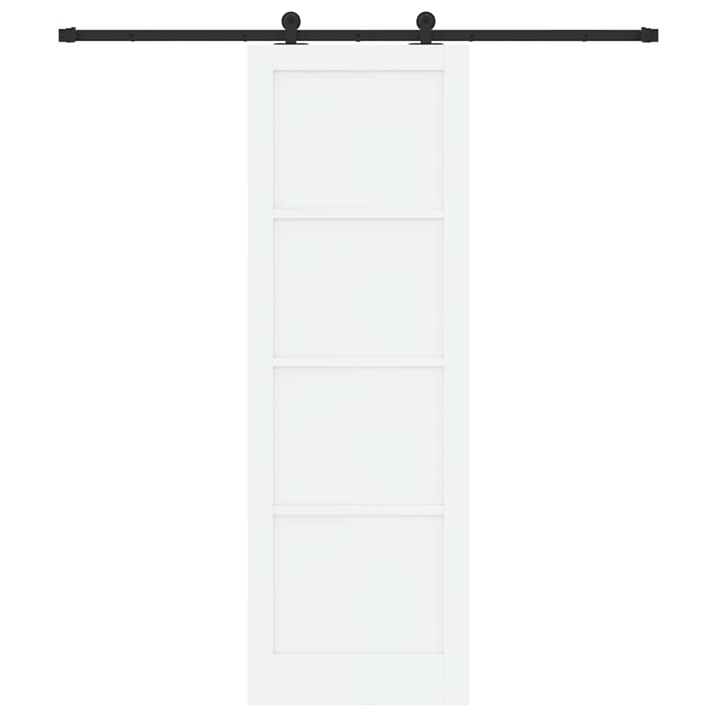 Porta Scorrevole ORKDAL Bianco e nero 78 x 232 cm