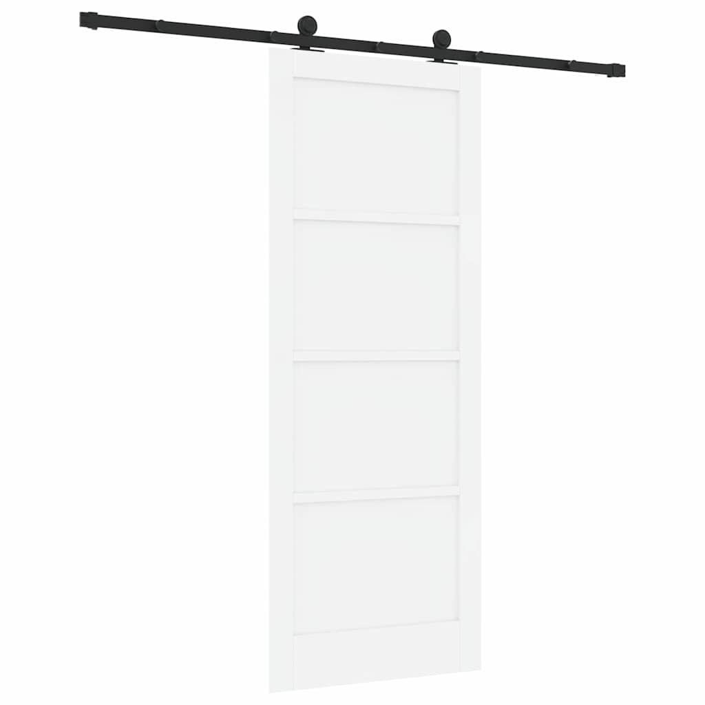 Porta Scorrevole ORKDAL Bianco e nero 83 x 211 cm
