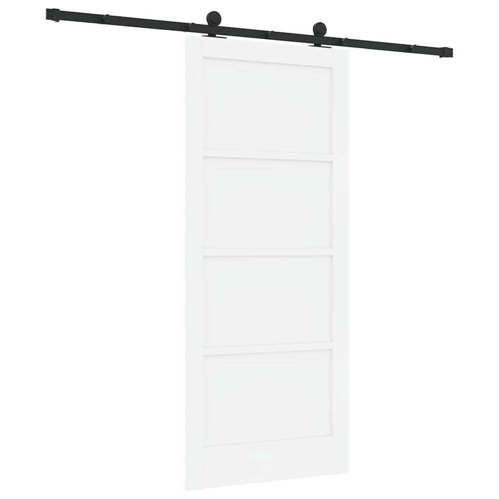 Porta Scorrevole ORKDAL Bianco e nero 86 x 198.5 cm