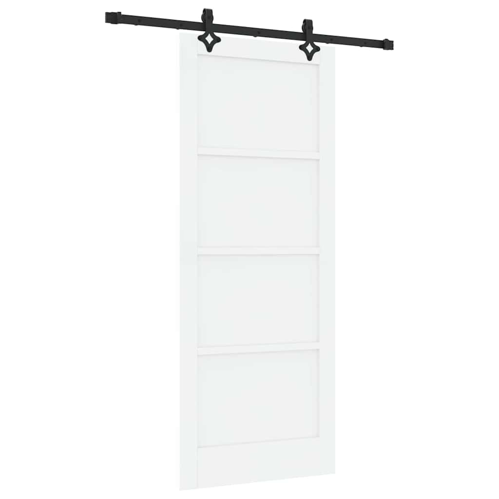 Set Porta Scorrevole ORKDAL Bianco e nero 83 x 202 cm