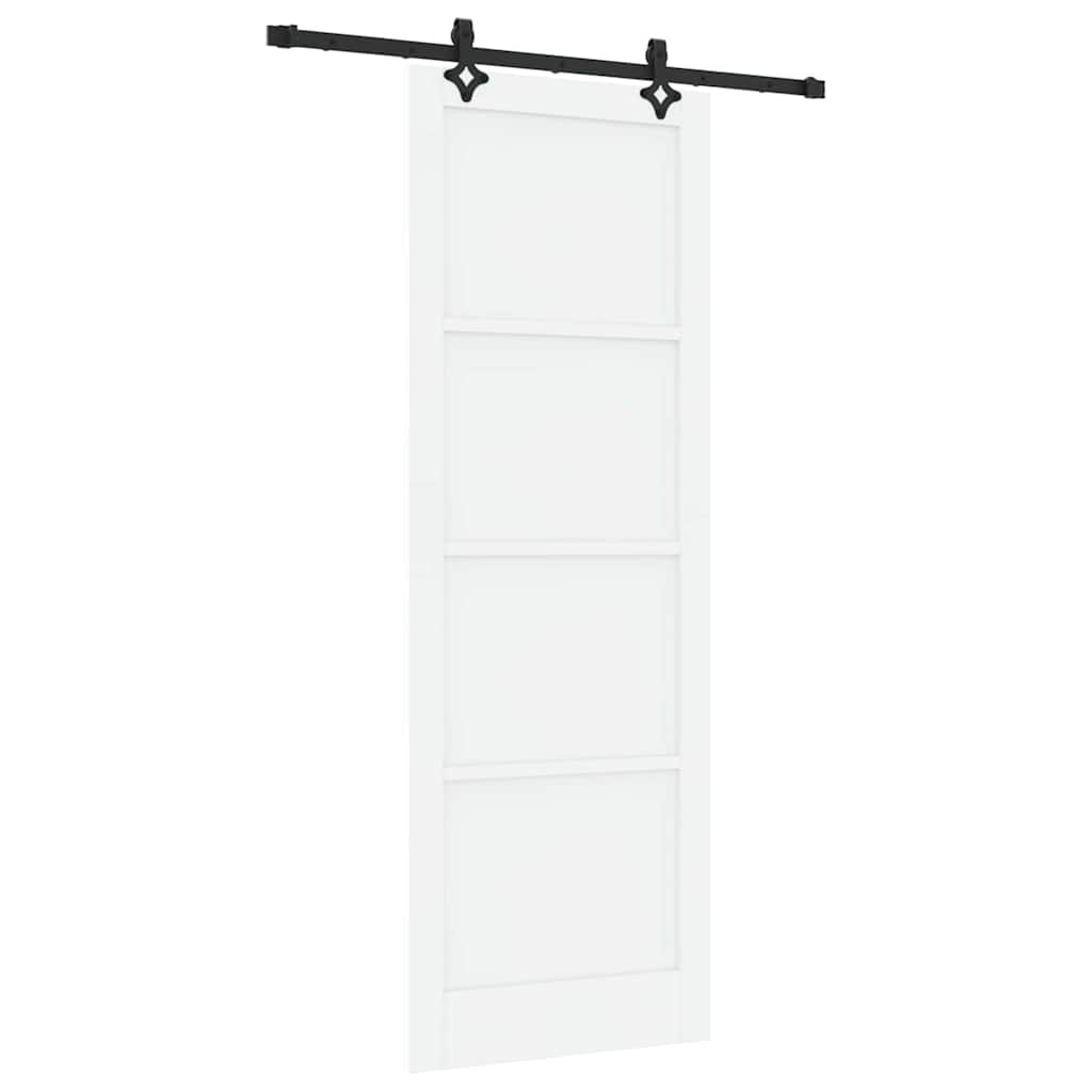 Set Porta Scorrevole ORKDAL Bianco e nero 83 x 232 cm