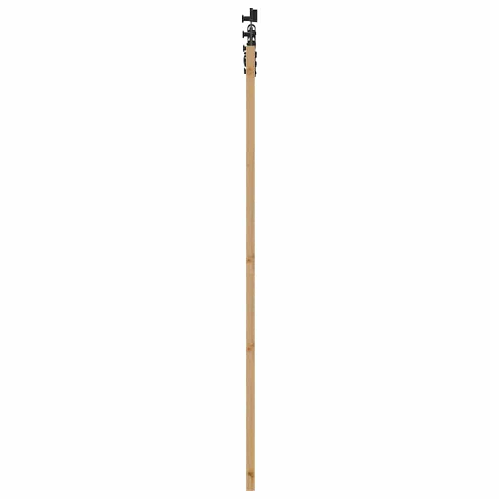 Set Porta Scorrevole ORKDAL Naturale e nero 86 x 198.5 cm
