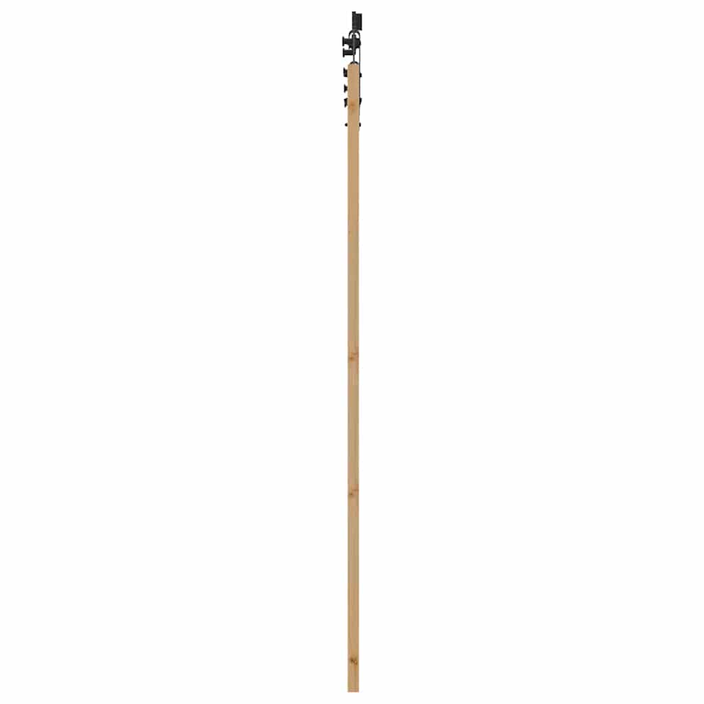 Set Porta Scorrevole ORKDAL Naturale e nero 73.5 x 211 cm