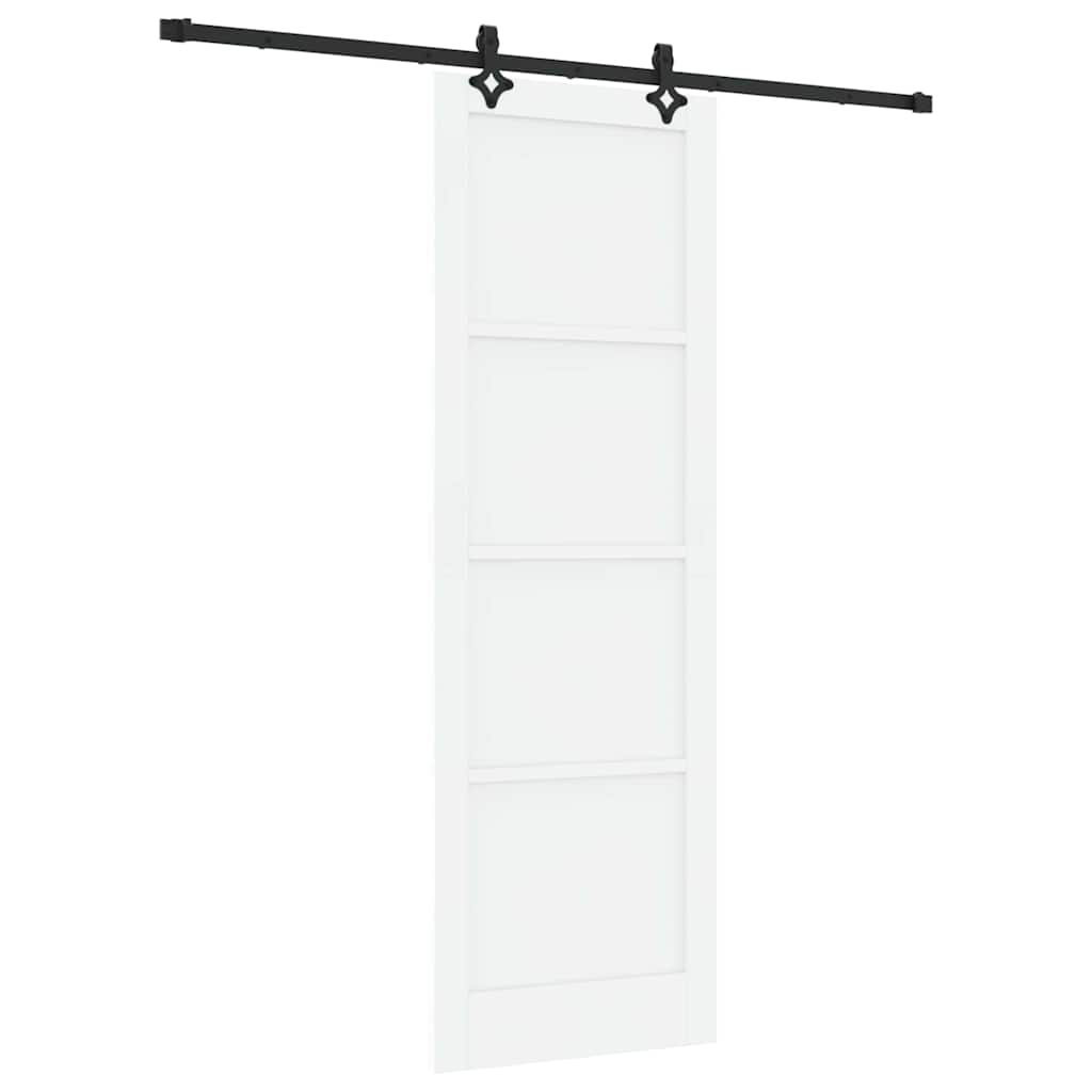 Set Porta Scorrevole ORKDAL Bianco e nero 78 x 232 cm
