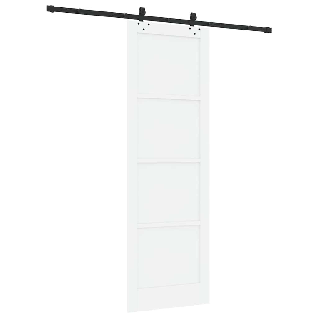 Set Porta Scorrevole ORKDAL Bianco e nero 78 x 232 cm