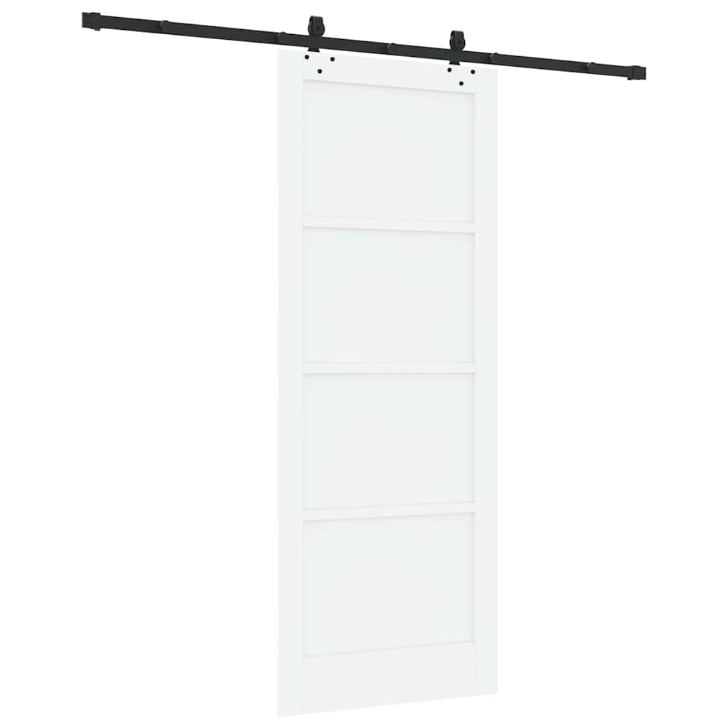 Set Porta Scorrevole ORKDAL Bianco e nero 83 x 211 cm