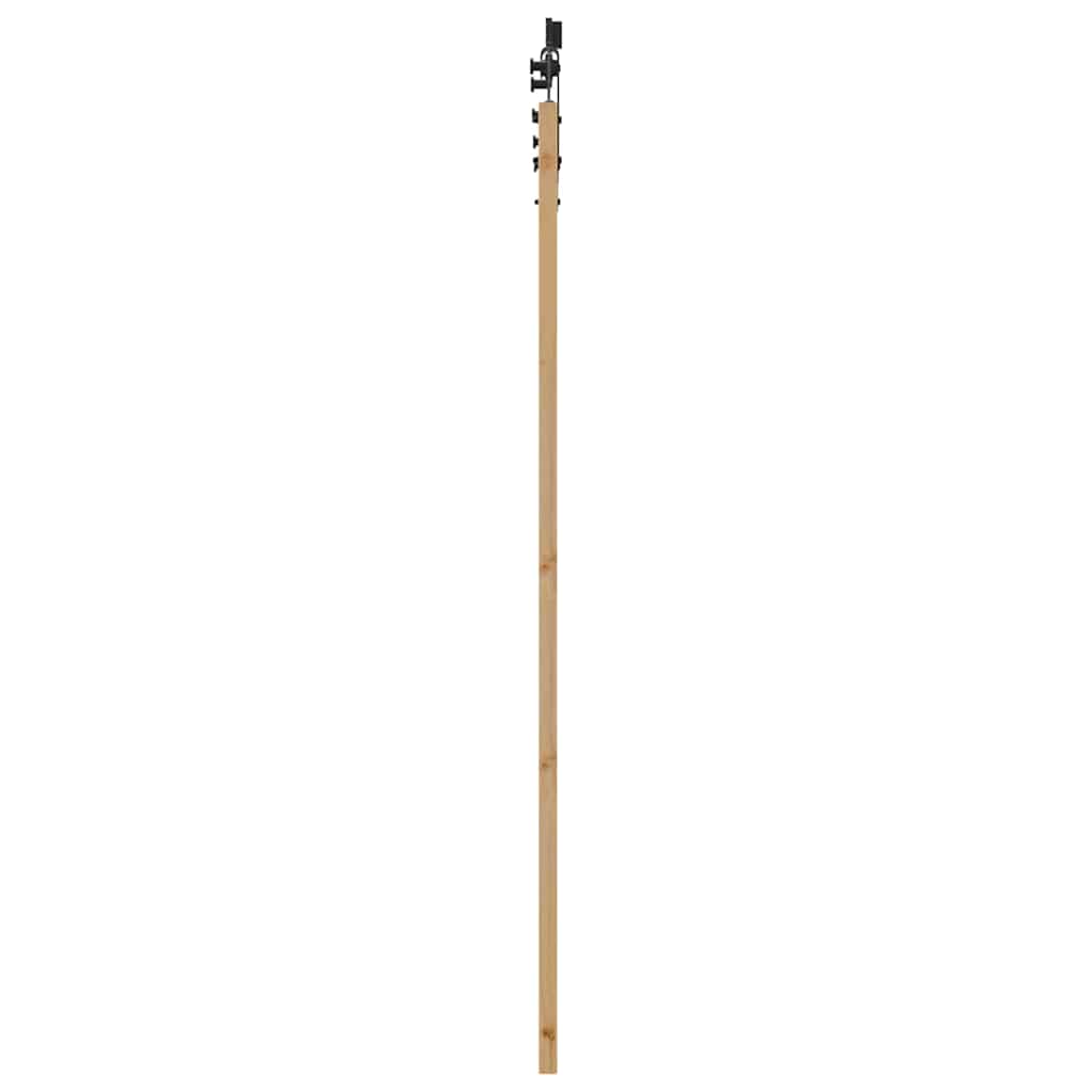 Set Porta Scorrevole ORKDAL Naturale e nero 93 x 202 cm